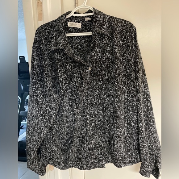 Elizabeth Liz Claiborne Inc long sleeve blouse size 16 - Picture 1 of 5